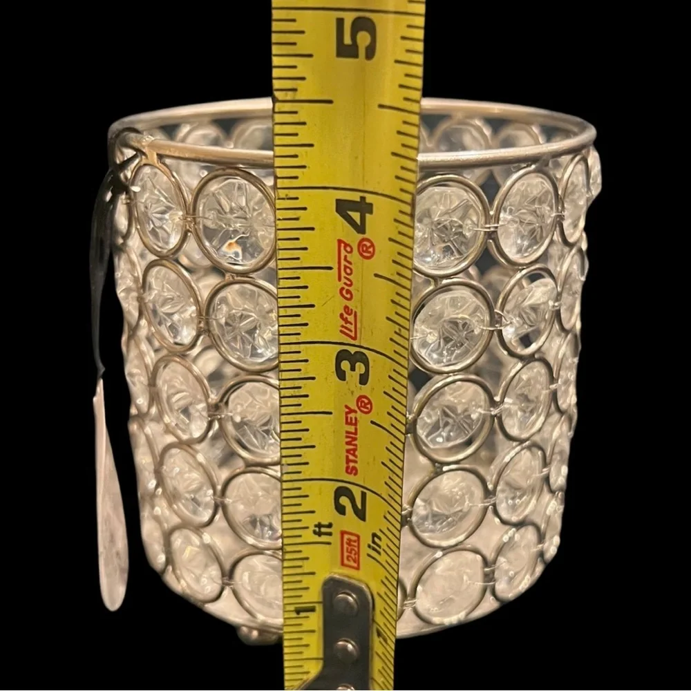 Bundle of 4 Crystal Candle Holders NWT - Picture 8 of 9